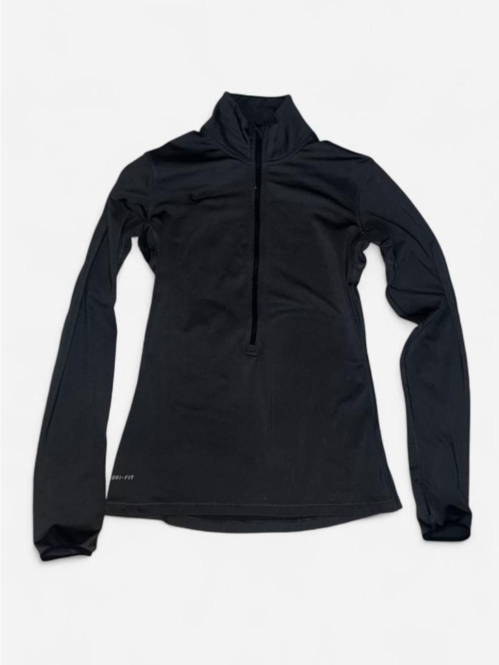 Nike Dark Gray Women's Quarter-Zip Performance Top